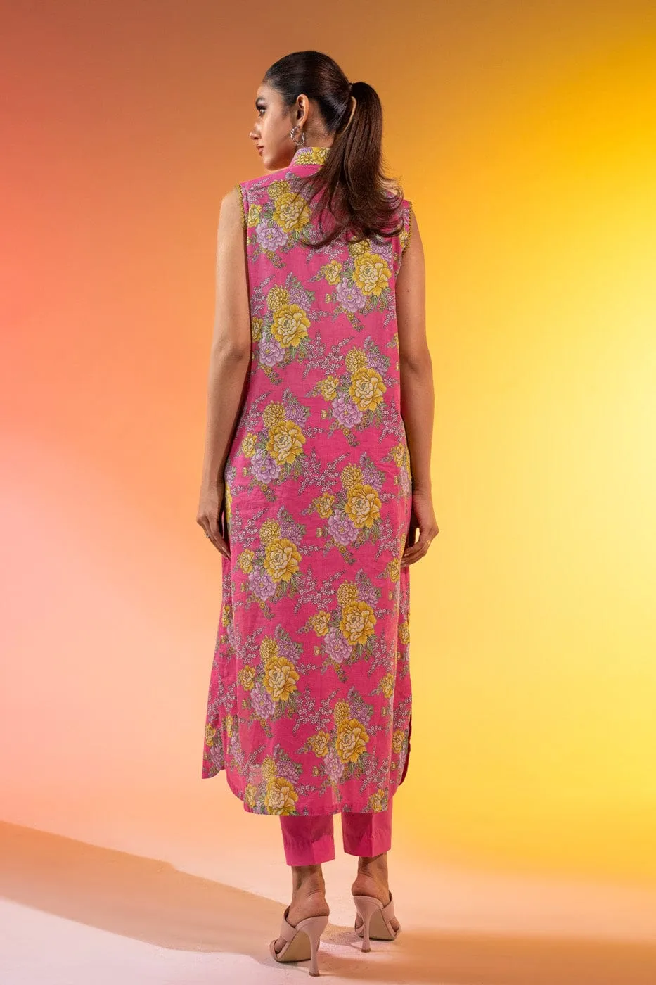 1 Pc Printed Silver Lawn Shirt 