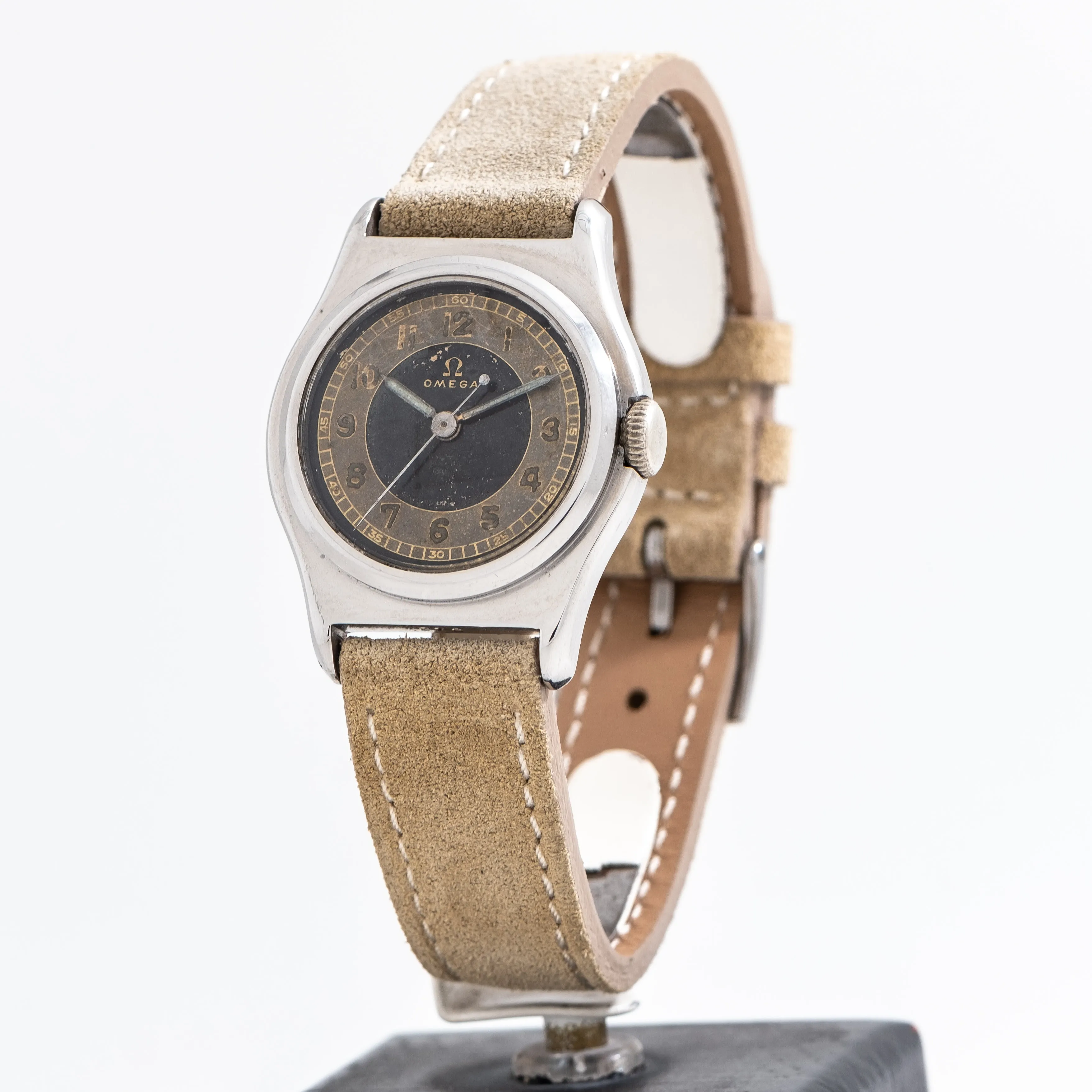 1939 Vintage Omega Manual Winding Stainless Steel Watch (# 14359)