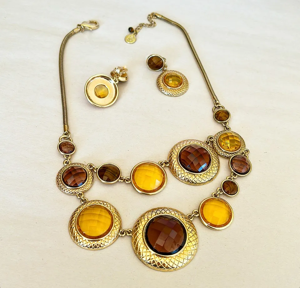 1990’s signed Liz Claiborne statement necklace