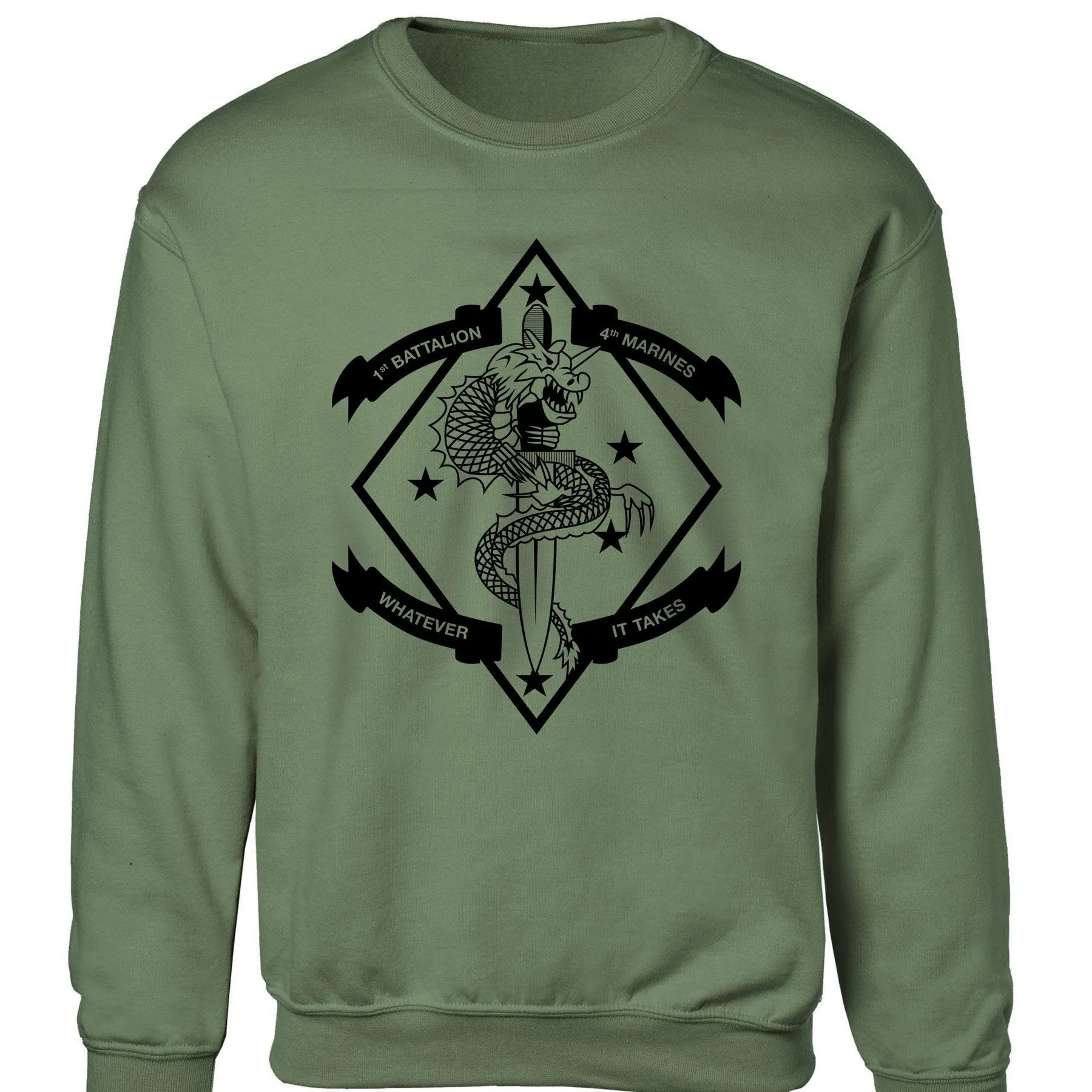 1st Battalion 4th Marines Sweatshirt