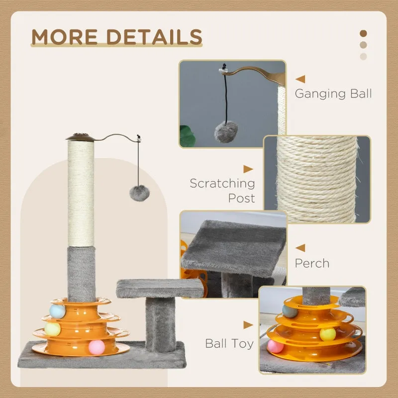 22" Cat Tree Activity Center - Gray