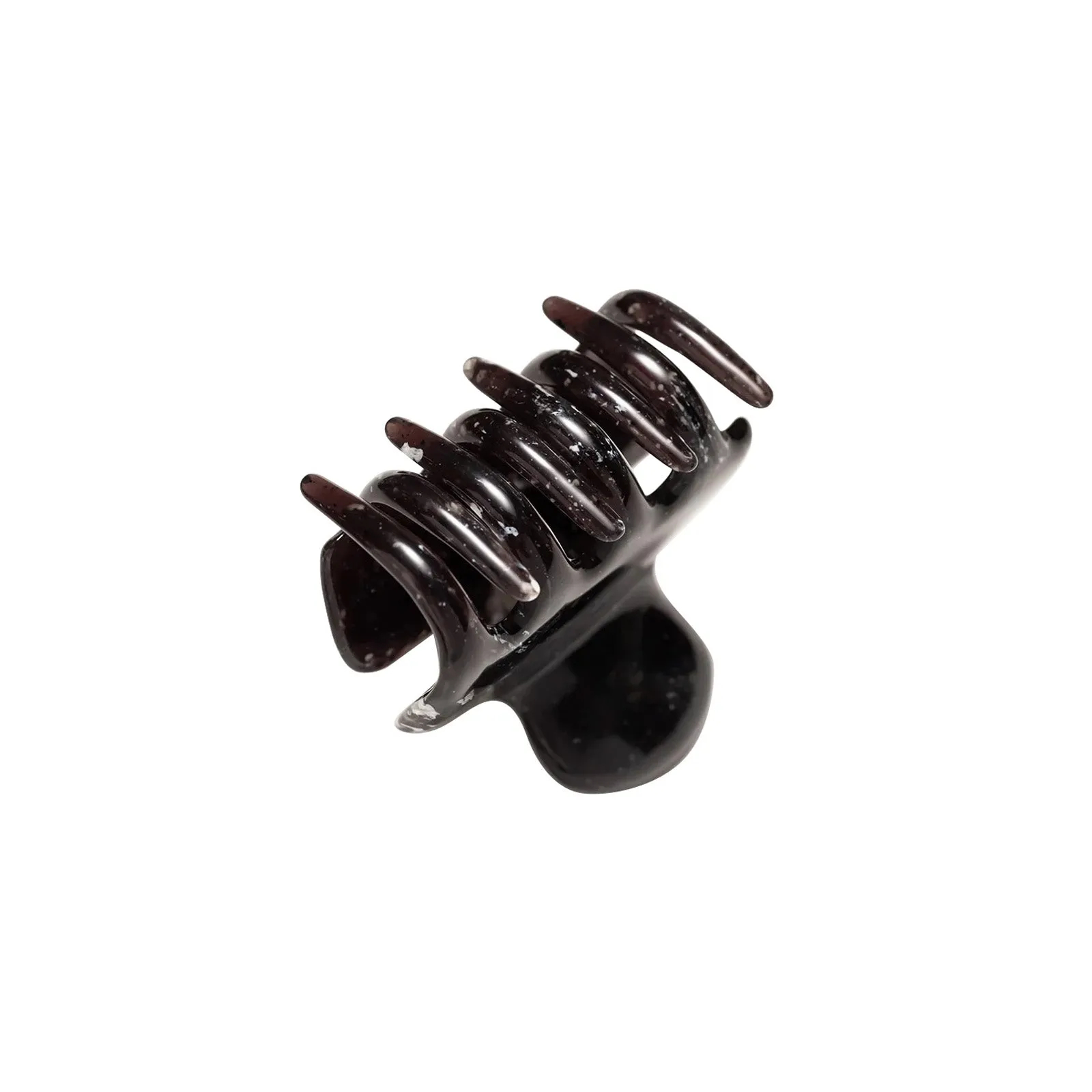 2" Claw Clip - Black Marble