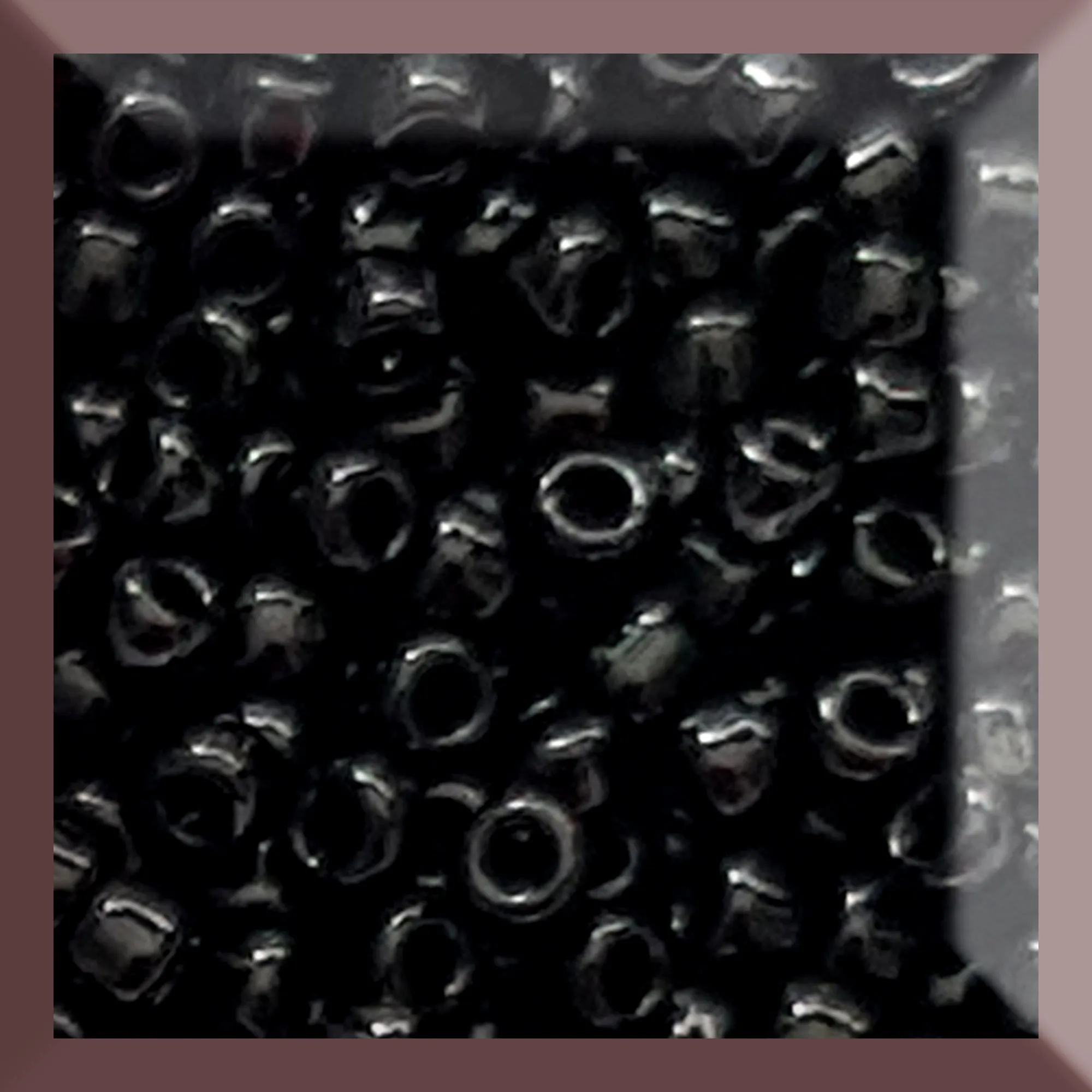 6/0 TR-49 Jet Black Opaque 10g/30g Round Toho Seed Beads - Beading Supply