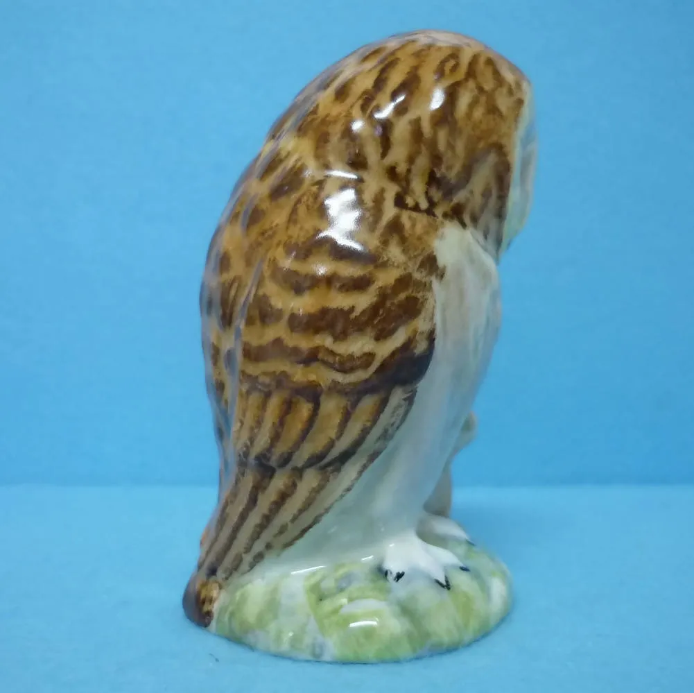 A Beswick Beatrix Potter Figurine Old Mr Brown. Gold Oval Backstamp BP2a.
