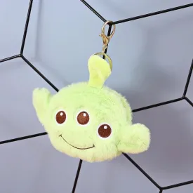 A Sweet Alien Plush 2 In 1 Keychain & Pouch For Kids (kids, yellow)