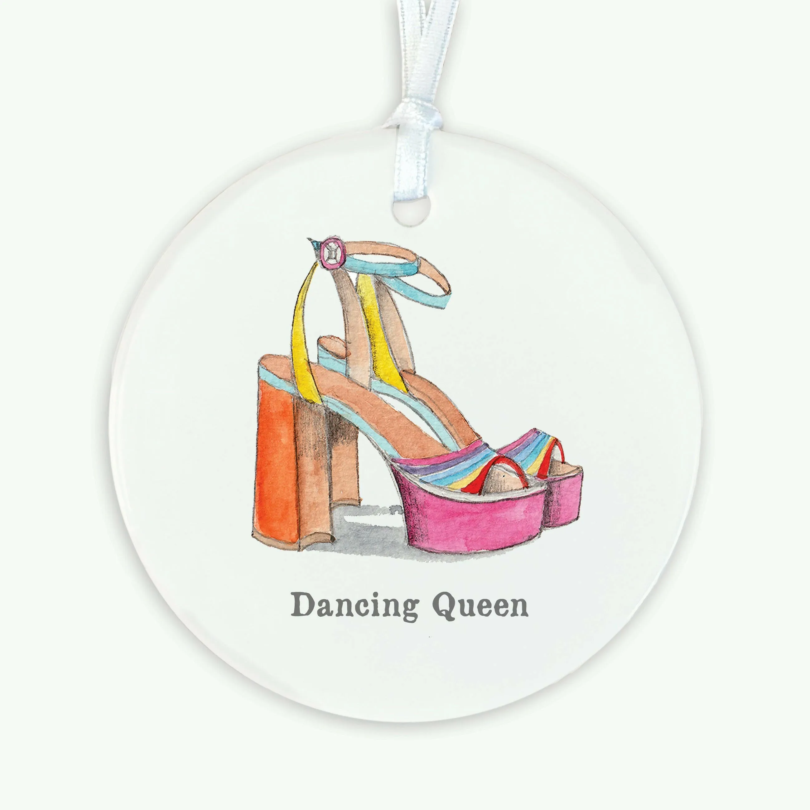 A6 Greeting Card with Ceramic Keepsake - Dancing Queen
