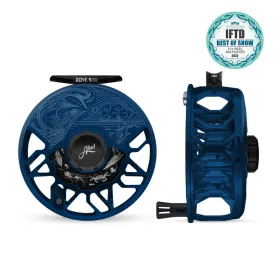 Abel ROVE Reel 9/11 Deep Blue Underwood Salt with Black Handle