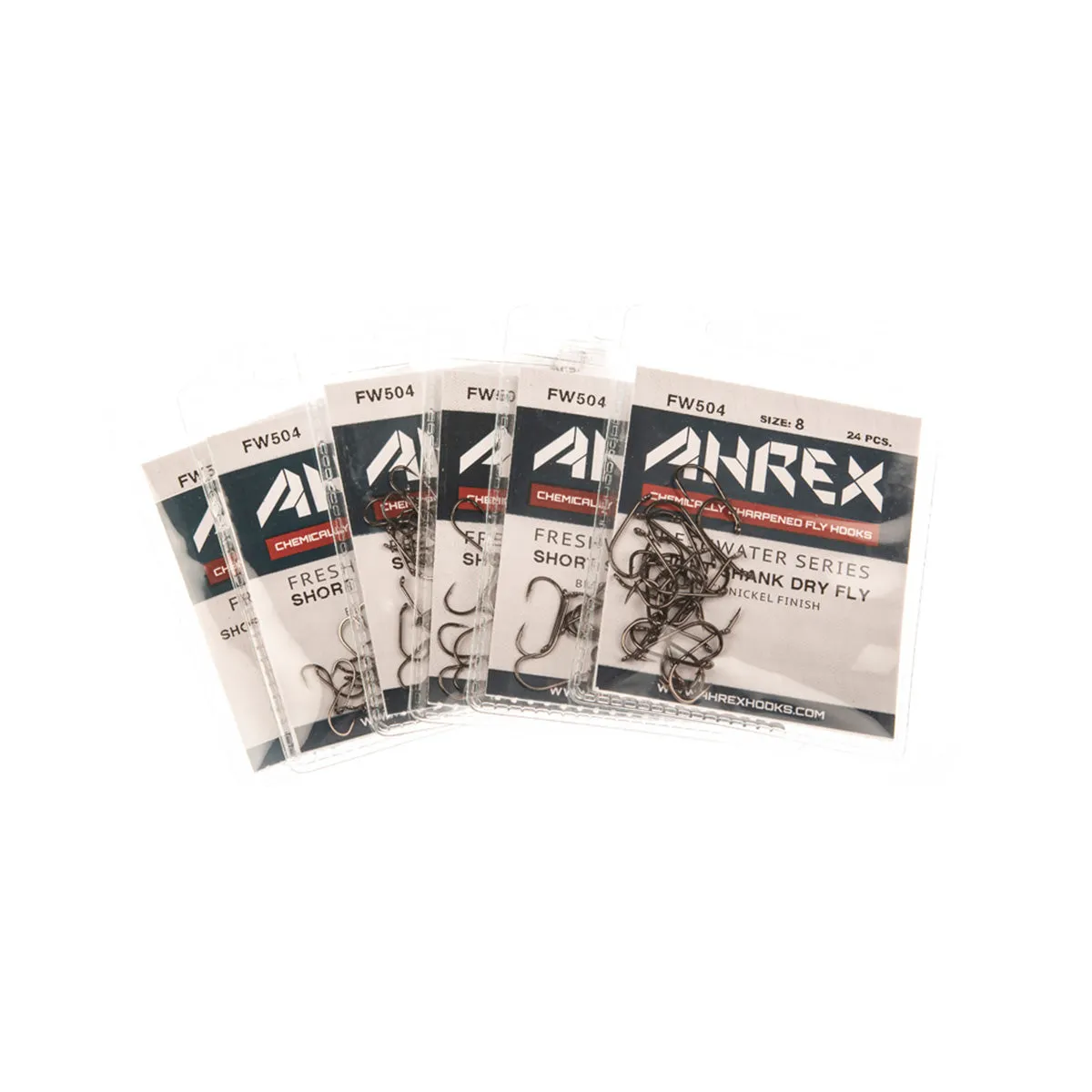 Ahrex FW 504 Barbed Short Shank Dry Hook