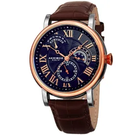 Akribos Xxiv Quartz Blue Dial Men's Watch AK1003RGBU