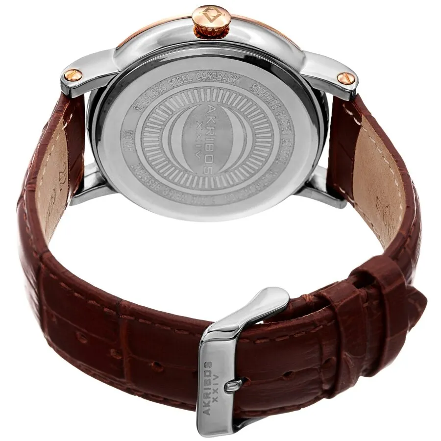 Akribos Xxiv Quartz Blue Dial Men's Watch AK1003RGBU
