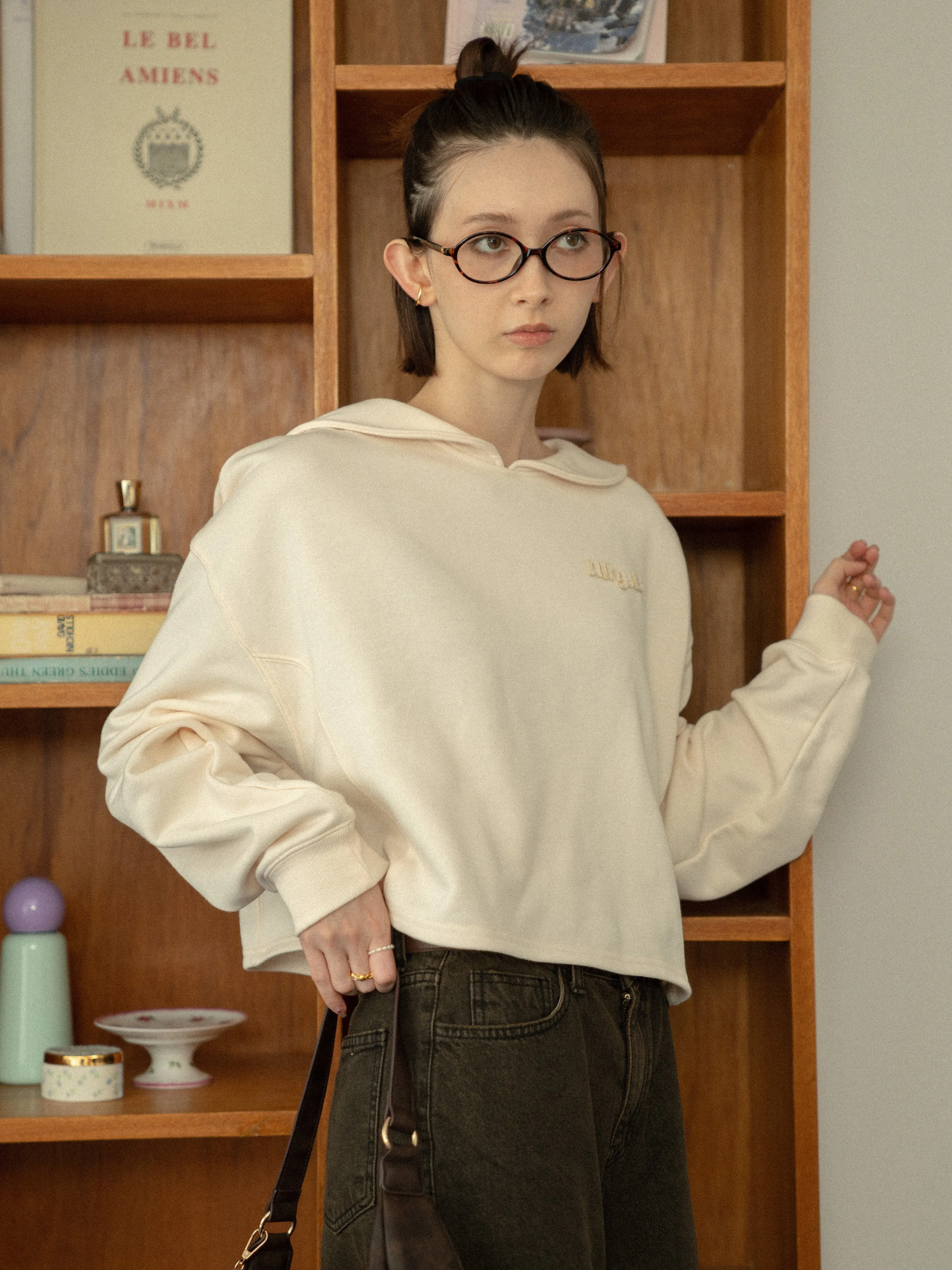 Ally.B Sailor Collar Sweatshirt