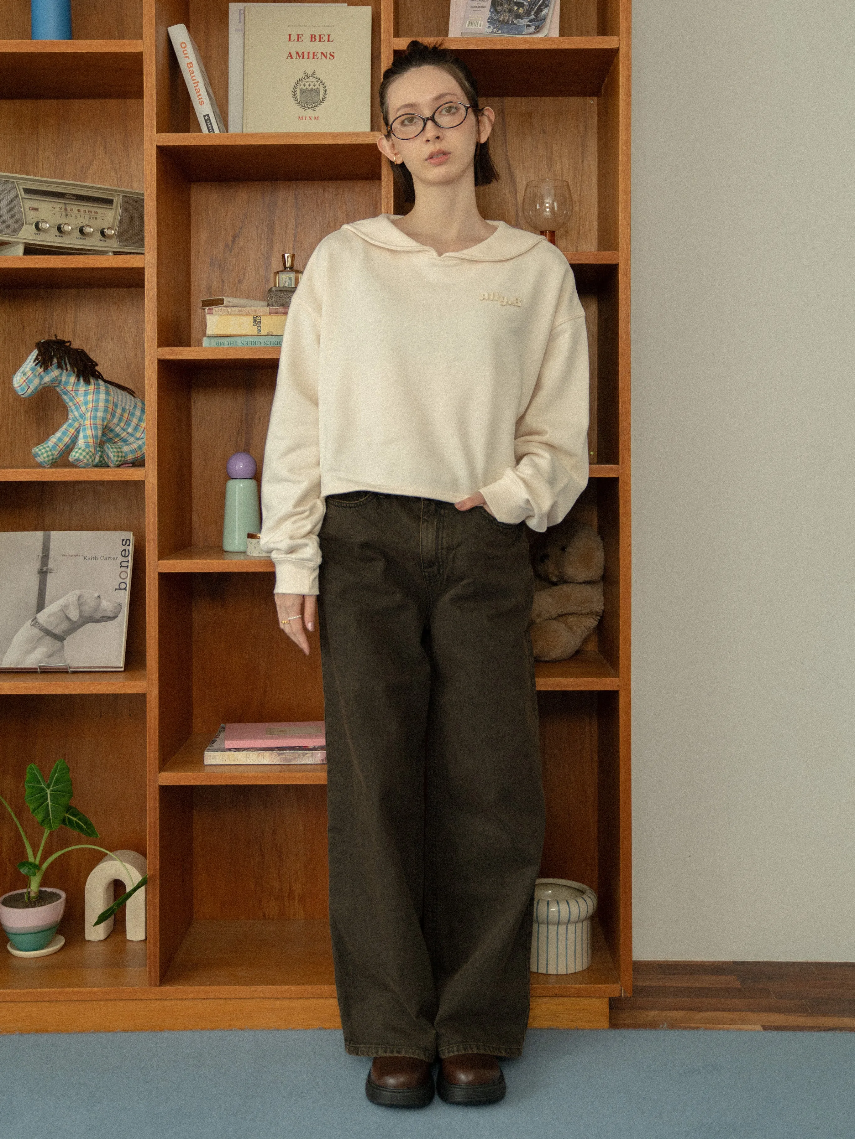 Ally.B Sailor Collar Sweatshirt