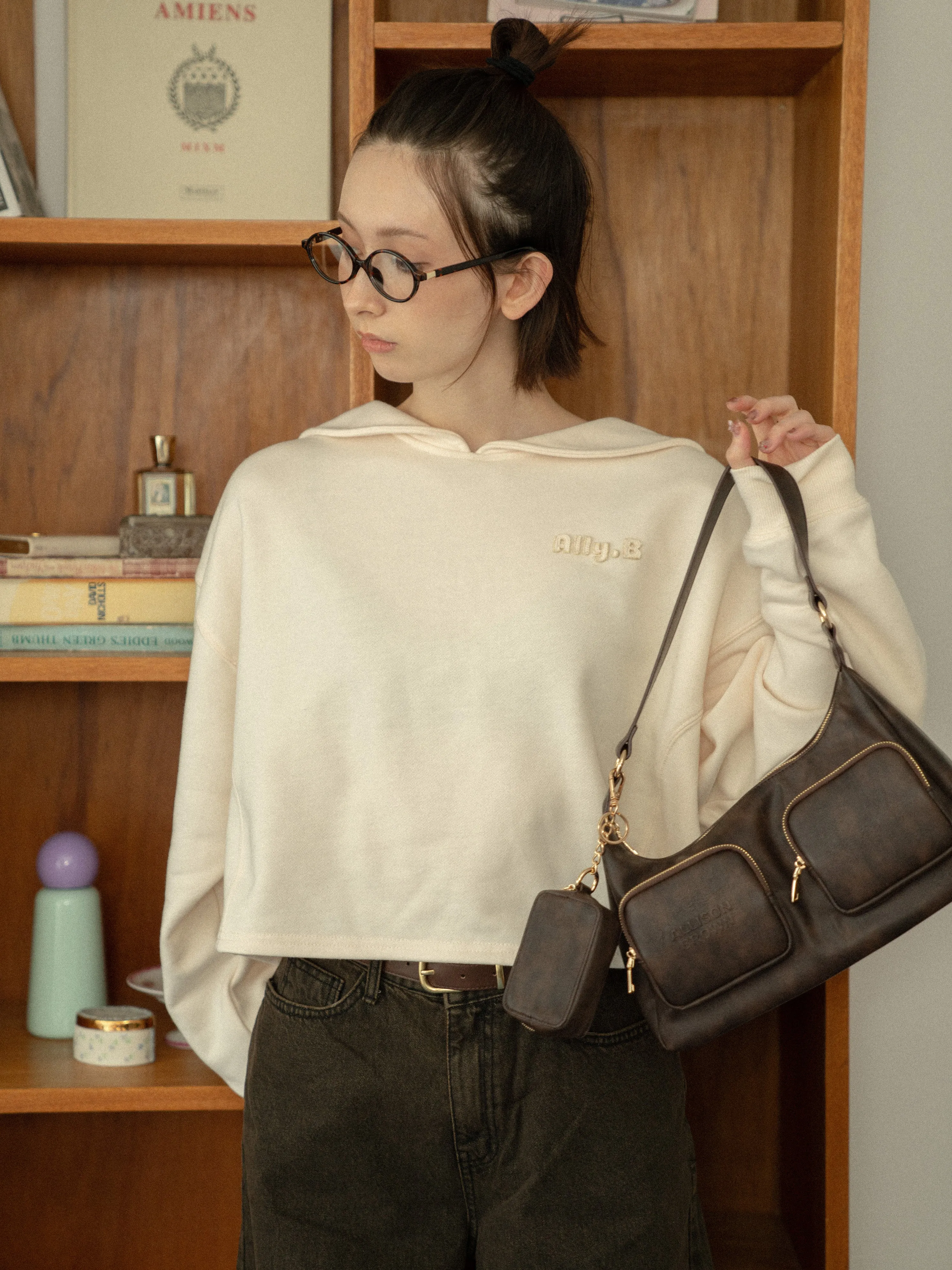 Ally.B Sailor Collar Sweatshirt