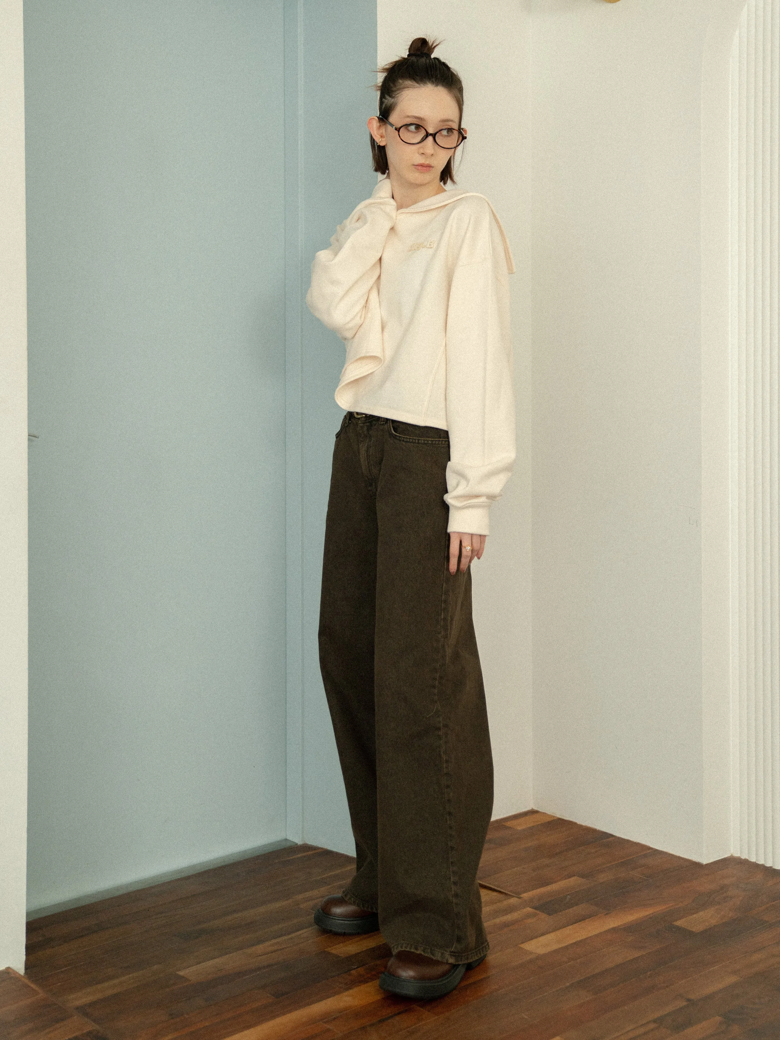 Ally.B Sailor Collar Sweatshirt