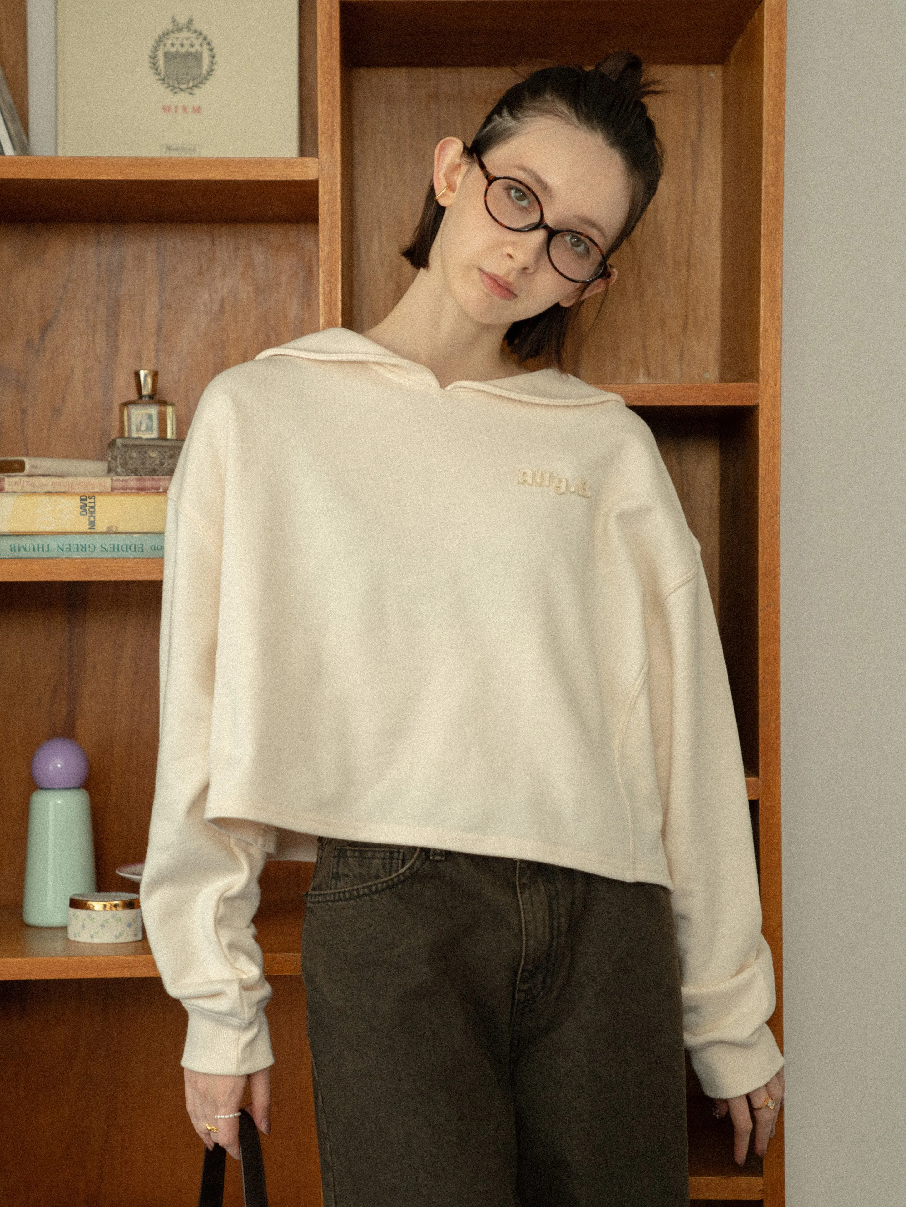 Ally.B Sailor Collar Sweatshirt