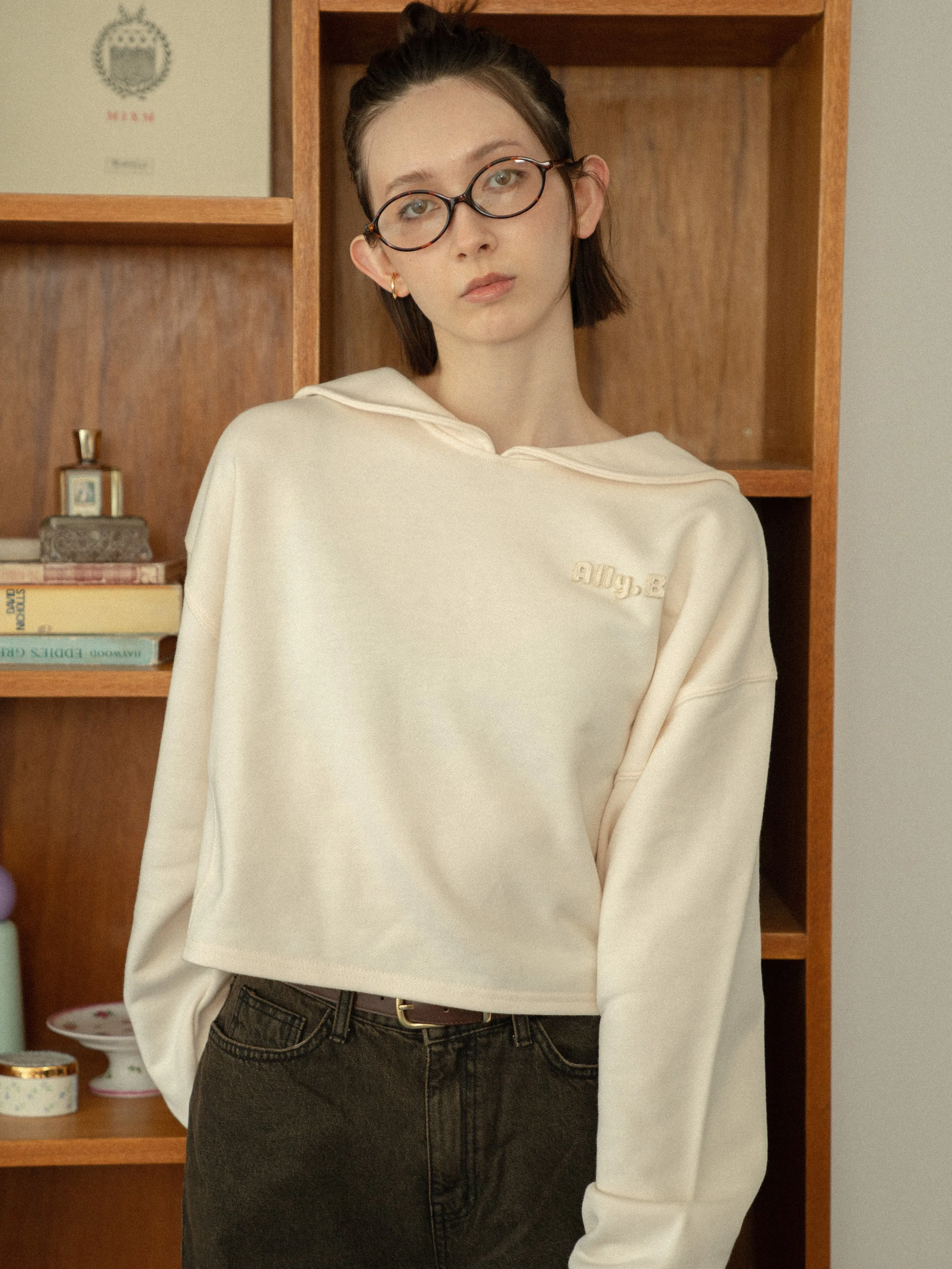 Ally.B Sailor Collar Sweatshirt