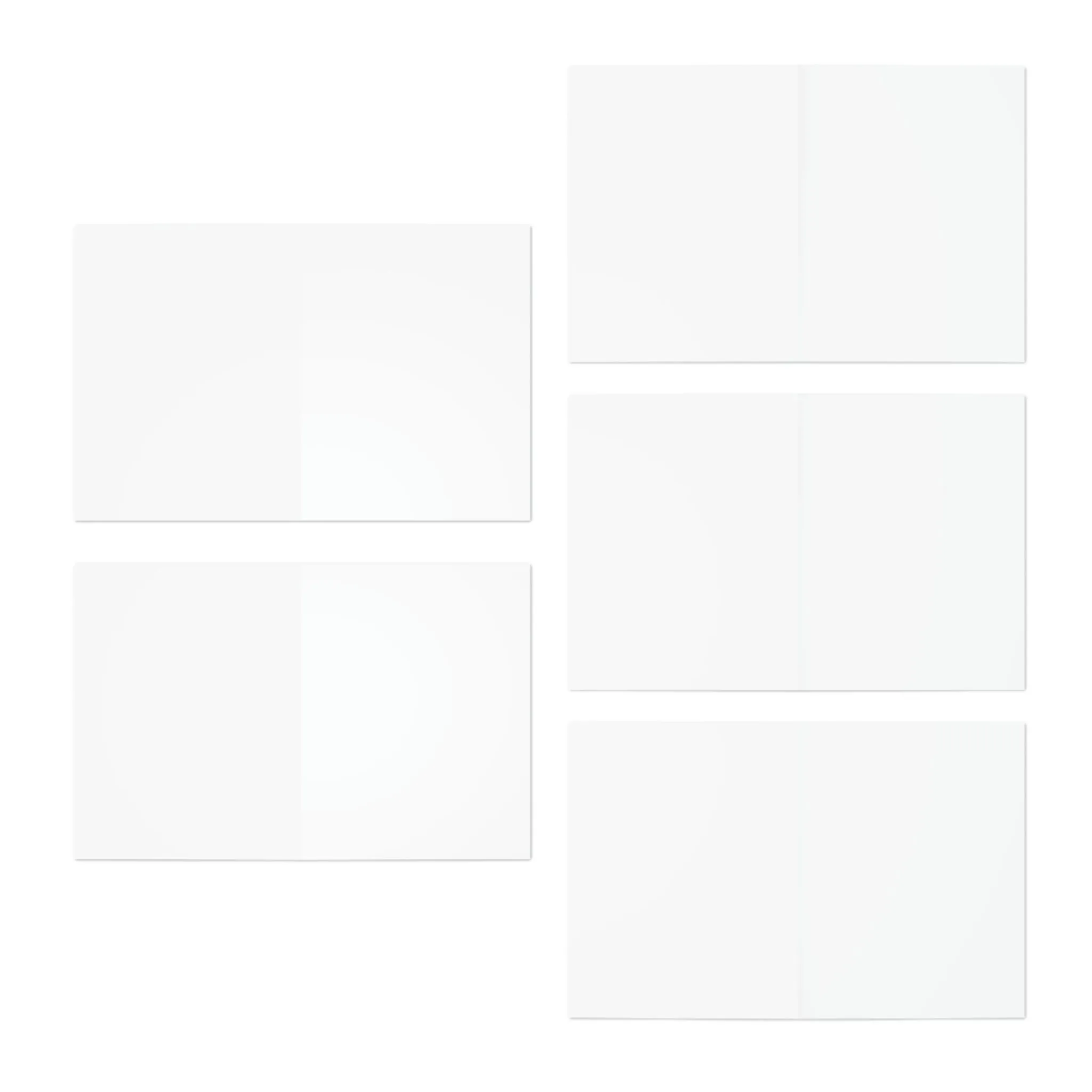 Animal Cute Multi-Design Greeting Cards (5-Pack) (Blank Inside)