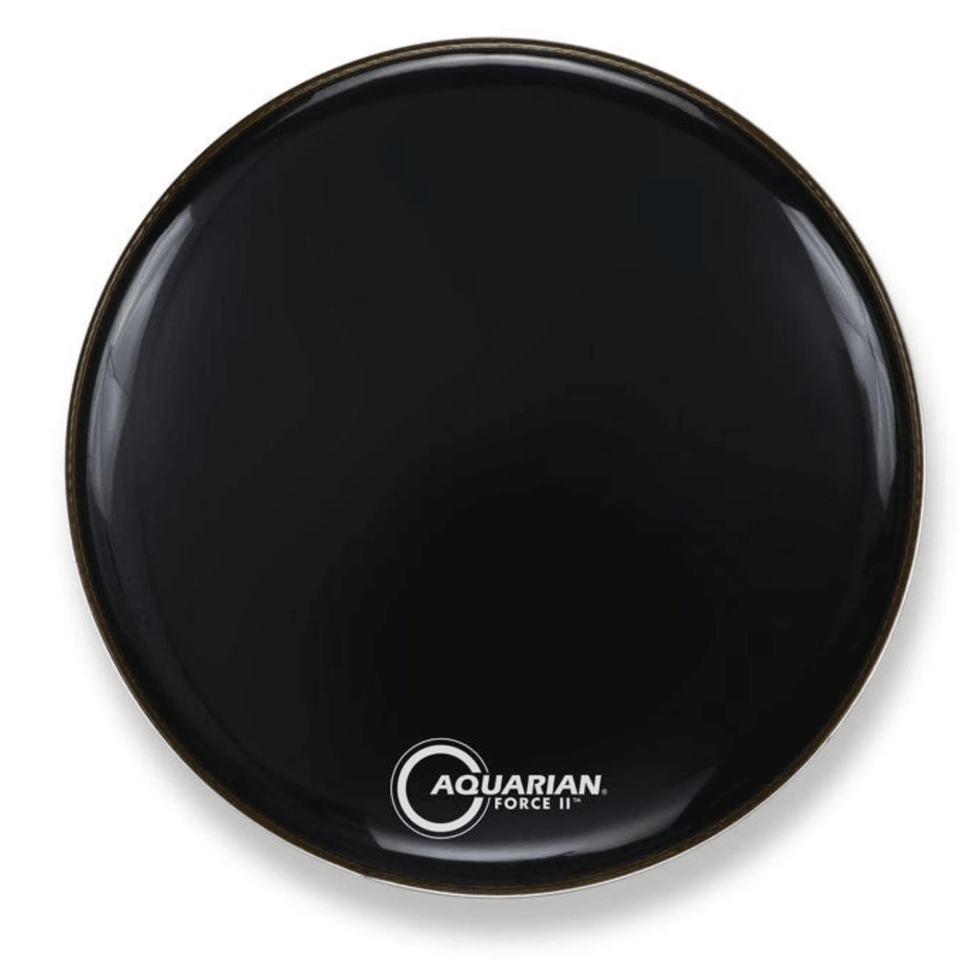 Aquarian FR24BK 24" Full Force II Bass Drum Head in Black
