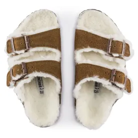Arizona Kid's Shearling Suede Slipper - Mink