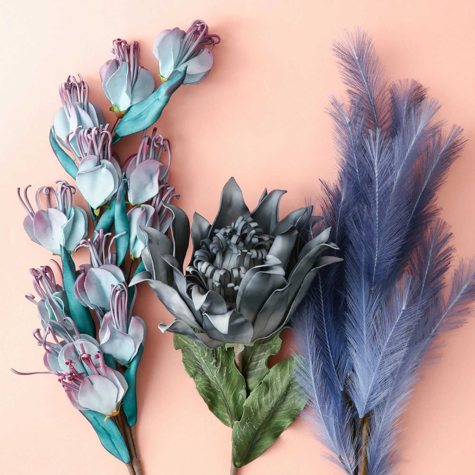 Art Plant Aloe Blue X Gray