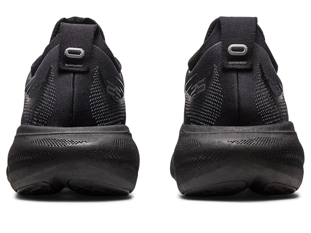 Asics Gel-Nimbus 25 (Womens) - Black/Graphite Grey