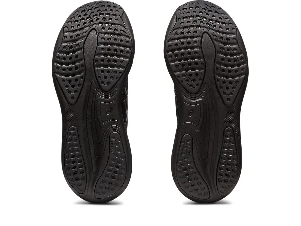 Asics Gel-Nimbus 25 (Womens) - Black/Graphite Grey