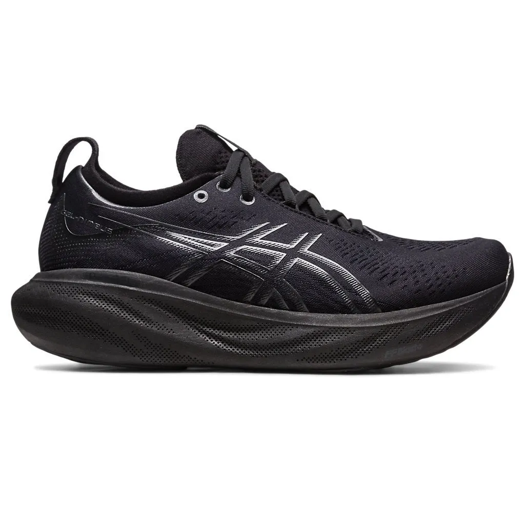 Asics Gel-Nimbus 25 (Womens) - Black/Graphite Grey
