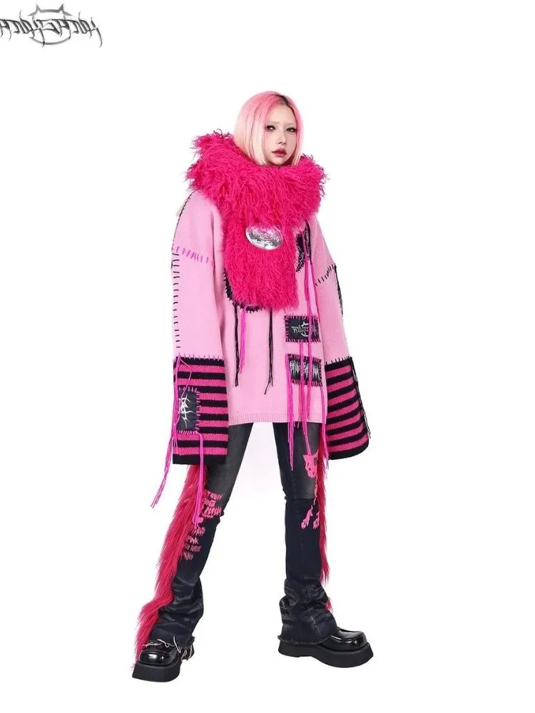 Barbie Y2K Curly Fur Scarf【s0000006134】