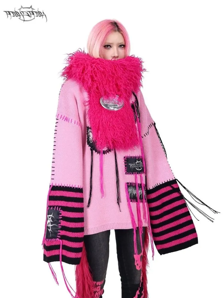 Barbie Y2K Curly Fur Scarf【s0000006134】