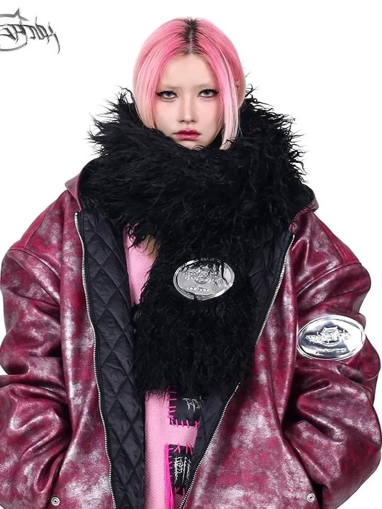 Barbie Y2K Curly Fur Scarf【s0000006134】