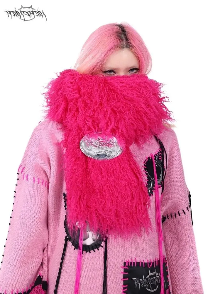 Barbie Y2K Curly Fur Scarf【s0000006134】
