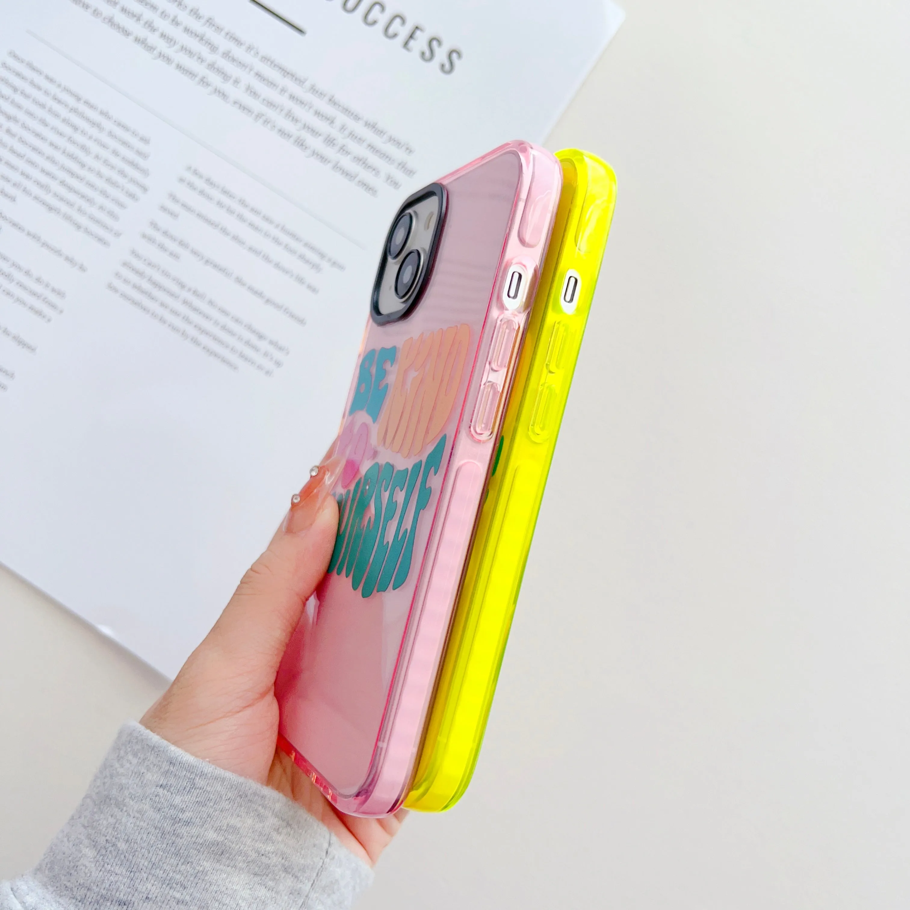 Be Kind To Yourself Designer Impact Proof Silicon Phone Case for iPhone