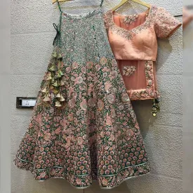 BEAUTIFUL-RAMA-GREEN-FOX-GEORGETTE-SEQUENCE
