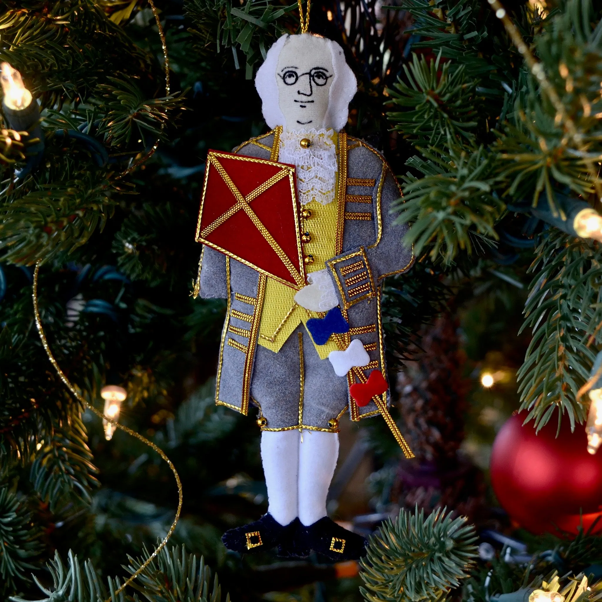Benjamin Franklin Ornament