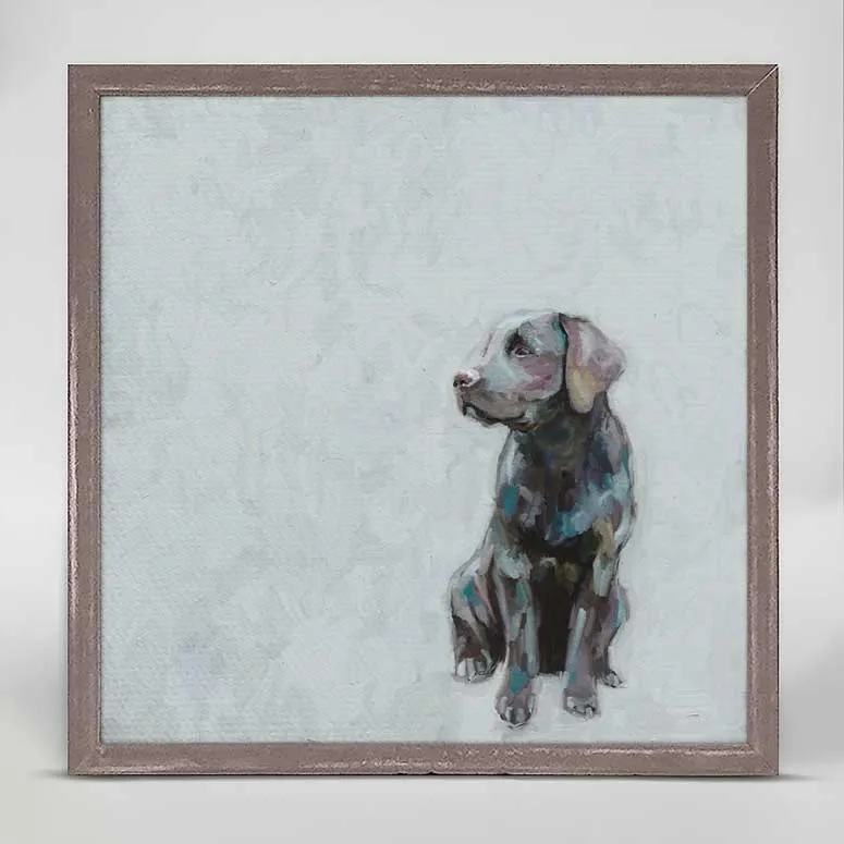 Best Friend - A Very Fine Dog Mini Framed Canvas