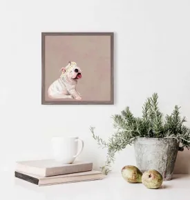 Best Friend - Daisy Pup Mini Framed Canvas