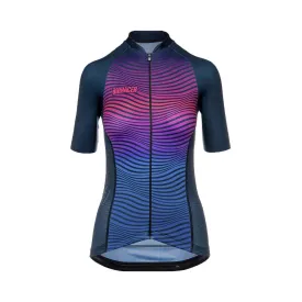 Bioracer Vesper Womens Cycling Jersey (Navy Pink)