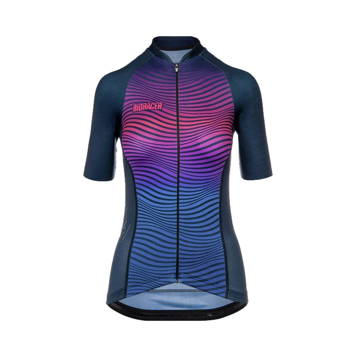 Bioracer Vesper Womens Cycling Jersey (Navy Pink)