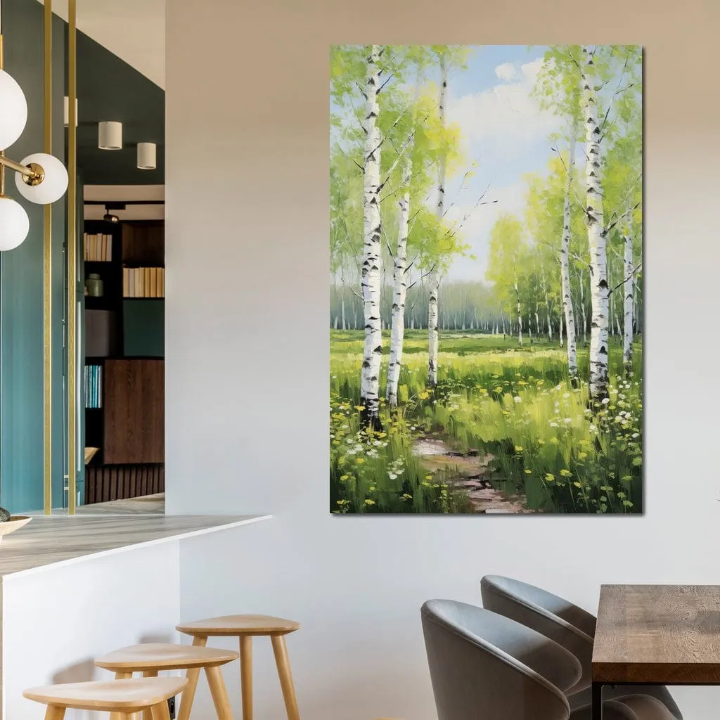 Birch Forest Springtime