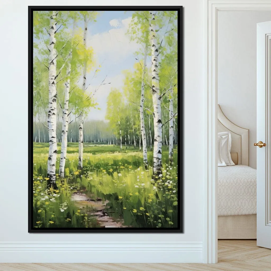 Birch Forest Springtime