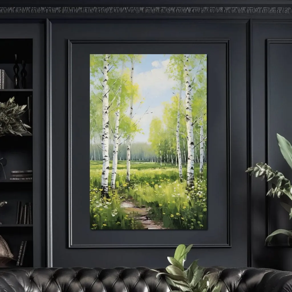 Birch Forest Springtime