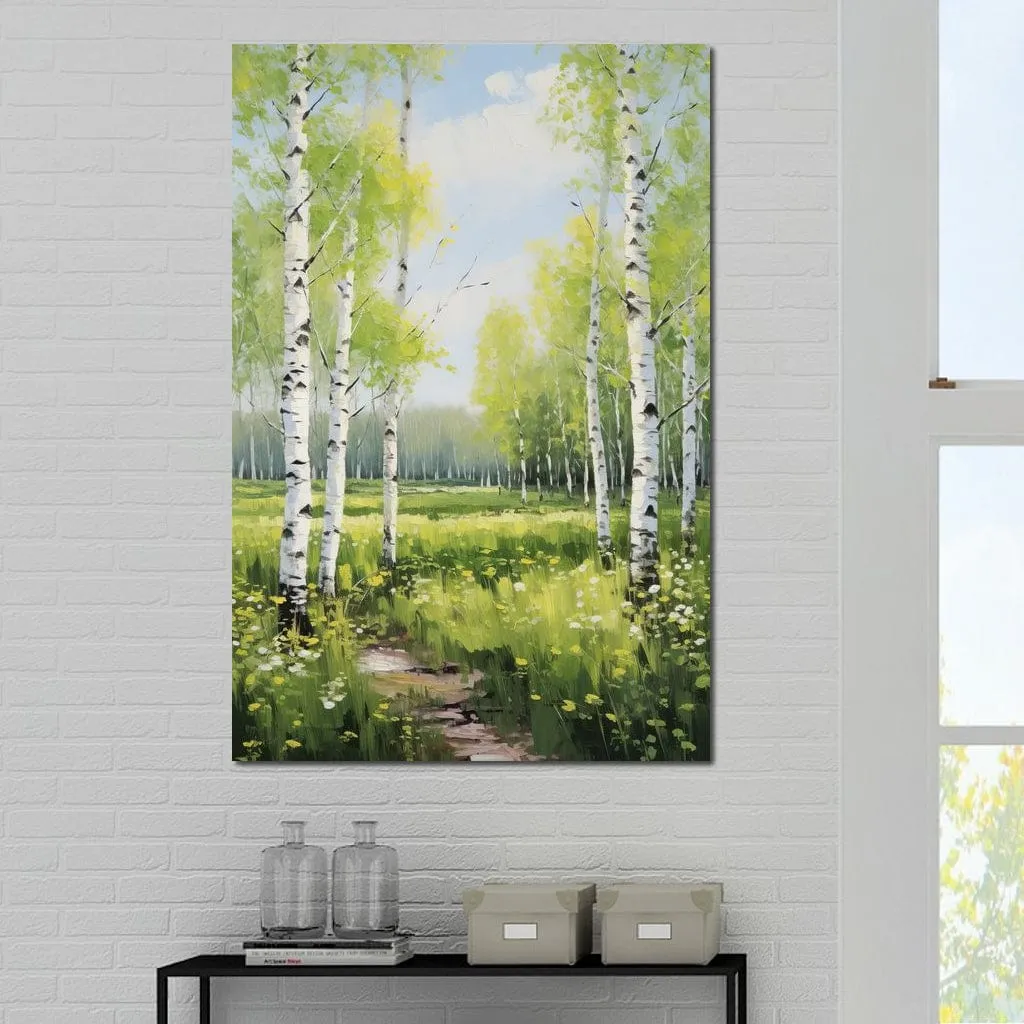 Birch Forest Springtime