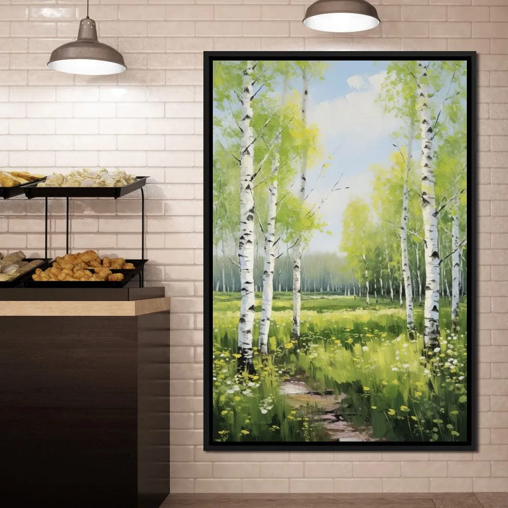 Birch Forest Springtime