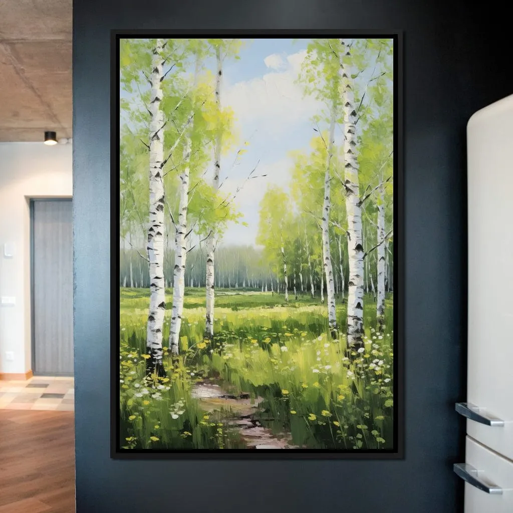 Birch Forest Springtime
