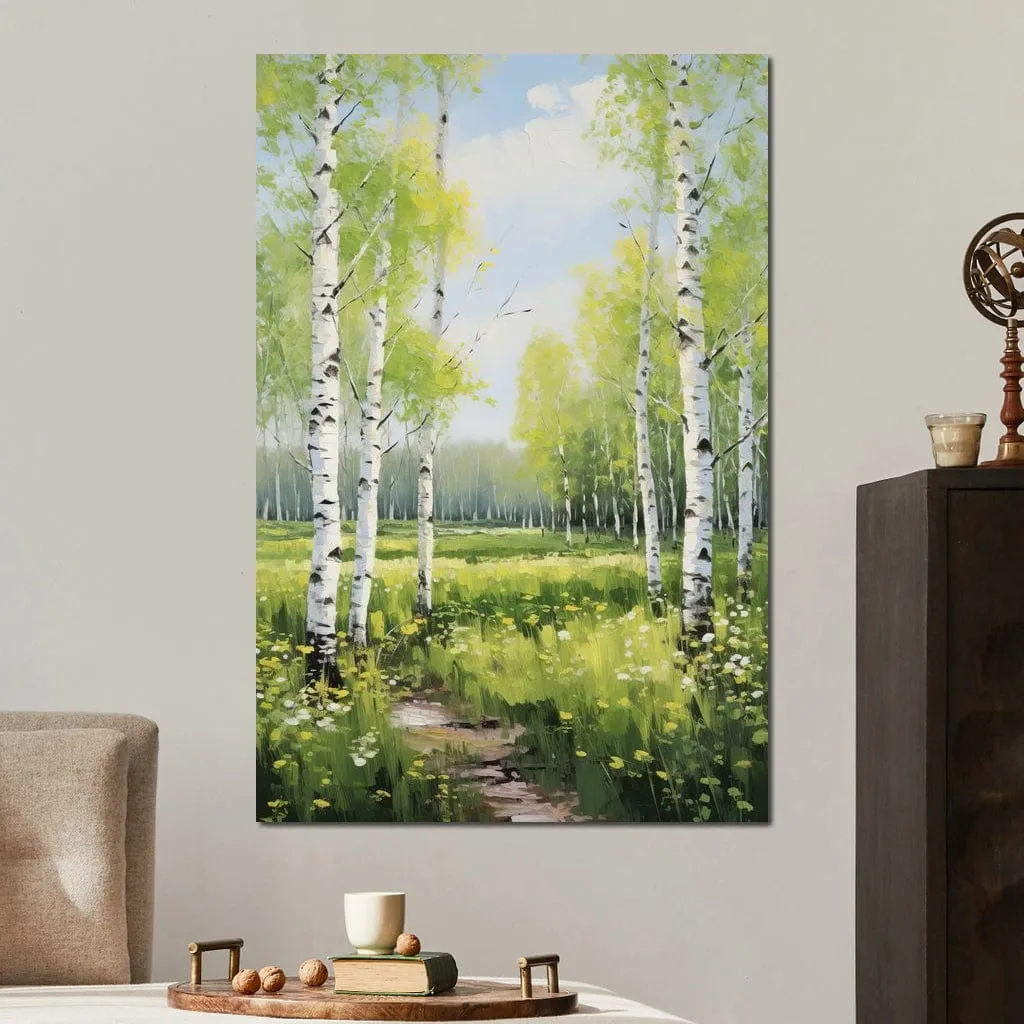 Birch Forest Springtime