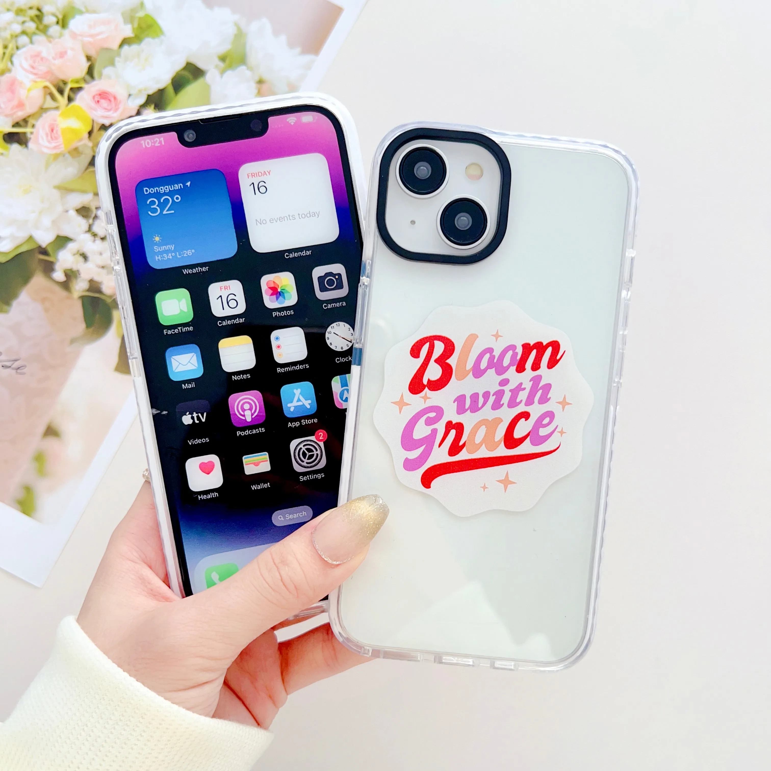 Bloom With Grace Designer Impact Proof Case for iPhone