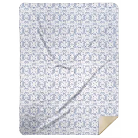 Blue Crab 60x80 Premium Mink Sherpa Blanket