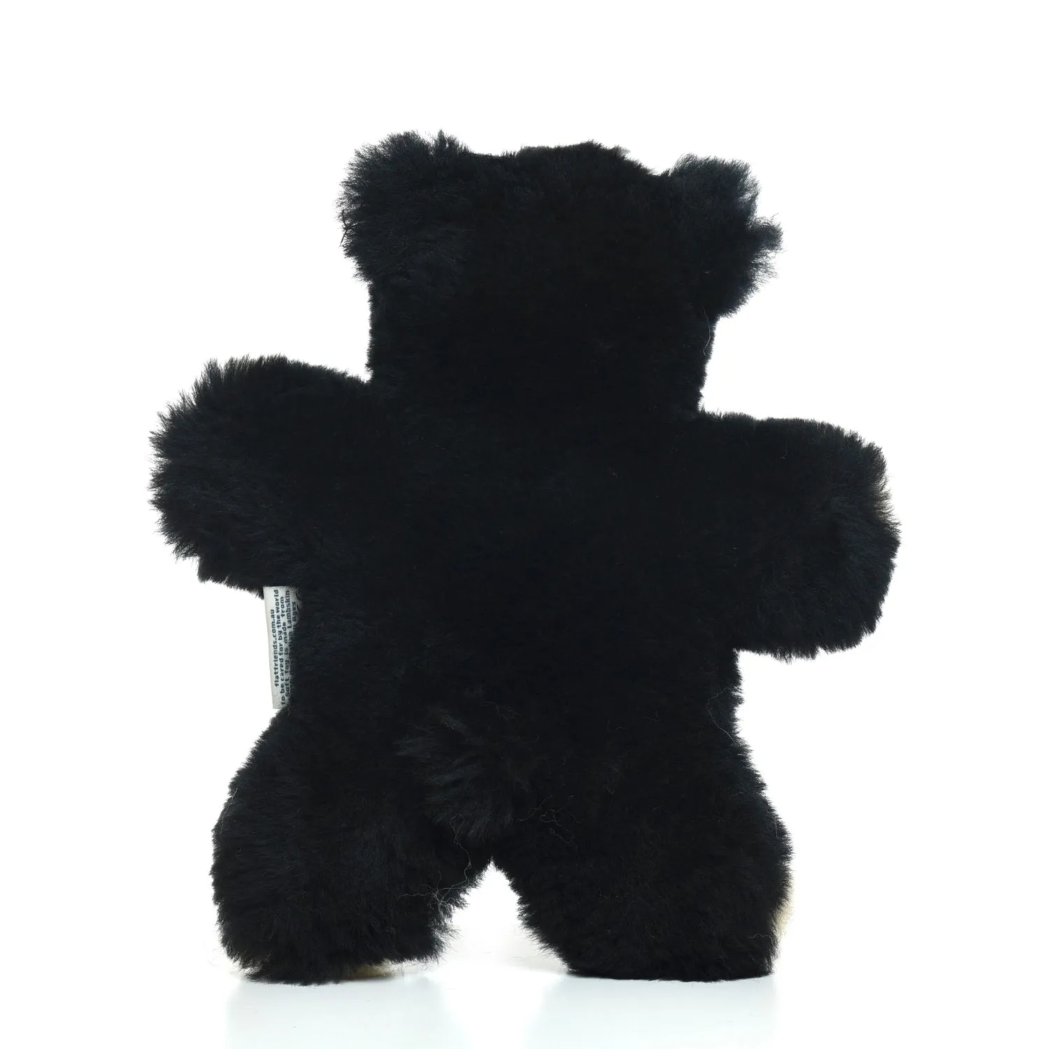 Bly the Black Bear - Sheepskin Toy for Babies - 100% Premium Soft Australian Lambskin