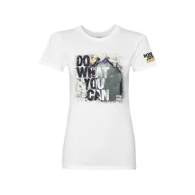 Bon Jovi Do What You Can Women's White T-Shirt
