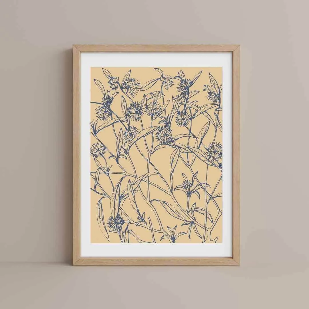 Botanical Illustration Art Print 002 by Chella Prints
